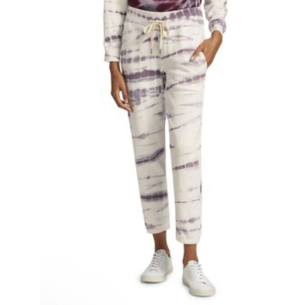 NSF Sayde Sweater And Jogger Set - Size XS - Purple/White